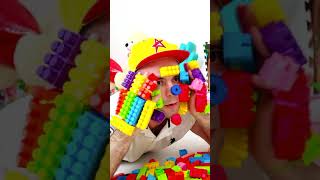 Prank Lego stuck in the face of Daddy #shorts