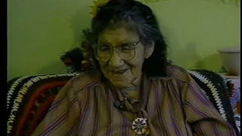 Kayas Achimowina with Mary Partridge of Opaskwayak