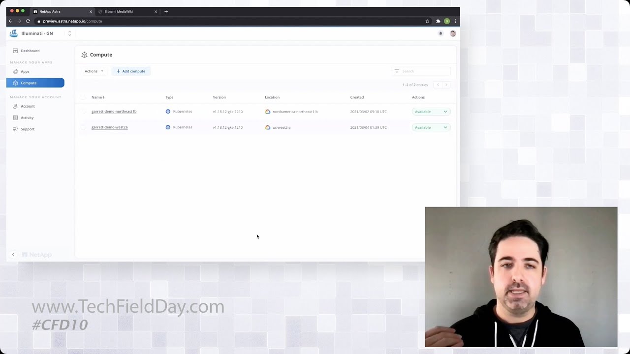 Demo: Application-Aware Data Management for Kubernetes with NetApp Astra