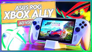 Testando o PORTÁTIL da XBOX! ROG XBOX ALLY na versão base ao vivo! #Bench382