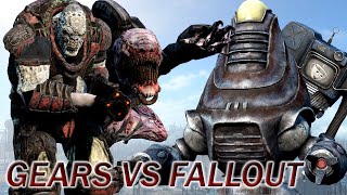 Locust Horde vs The Gang | Fallout 4 Mods