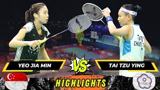 Badminton Yeo Jia Min vs Tai Tzu Ying Women's Singles