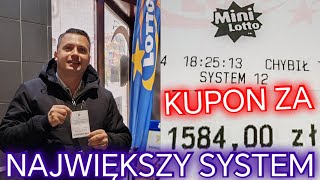 SYSTEM FOR WINNING MINI LOTTO FOR 1584 ZLOTY