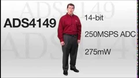 ADS4149 - lowest power, 14-bit, 250MS/s ADC