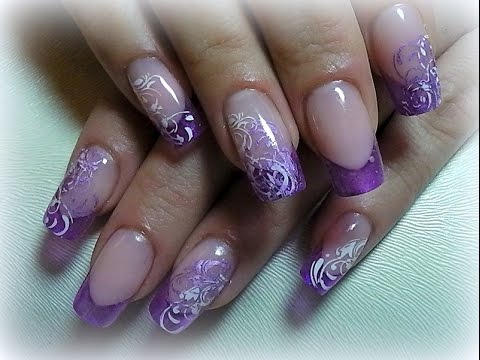 Gelnagel Cleardesign Neumodellage Auf Schablone Stamping Nageldesign Youtube