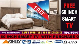 Sam's Furniture: Free 60" TV with Bedroom Sets | Bronx, NY