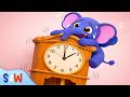 Hickory Dickory Dock 🐘 Elephant on the Clock | Nursery Rhymes & Kids Songs