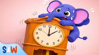 Hickory Ory Dock Elephant On The Clock Nursery Rhymes & Kids Songs