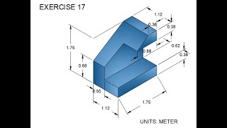 AutoCAD 20 days 2D CAD Exercises . Exercise 17. Isometric Drawing in CAD AutoCAD 20 days 2D CAD Exercises . Exercise 17. Isometric Drawing in CAD