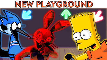 FNF Character Test | Gameplay VS My Playground | Vanny, Simpson, Mario