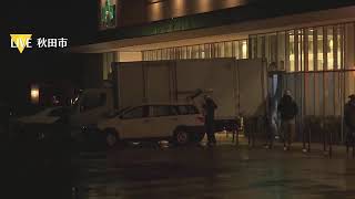 【LIVE】秋田市のスーパーにクマ侵入　現在居座り中