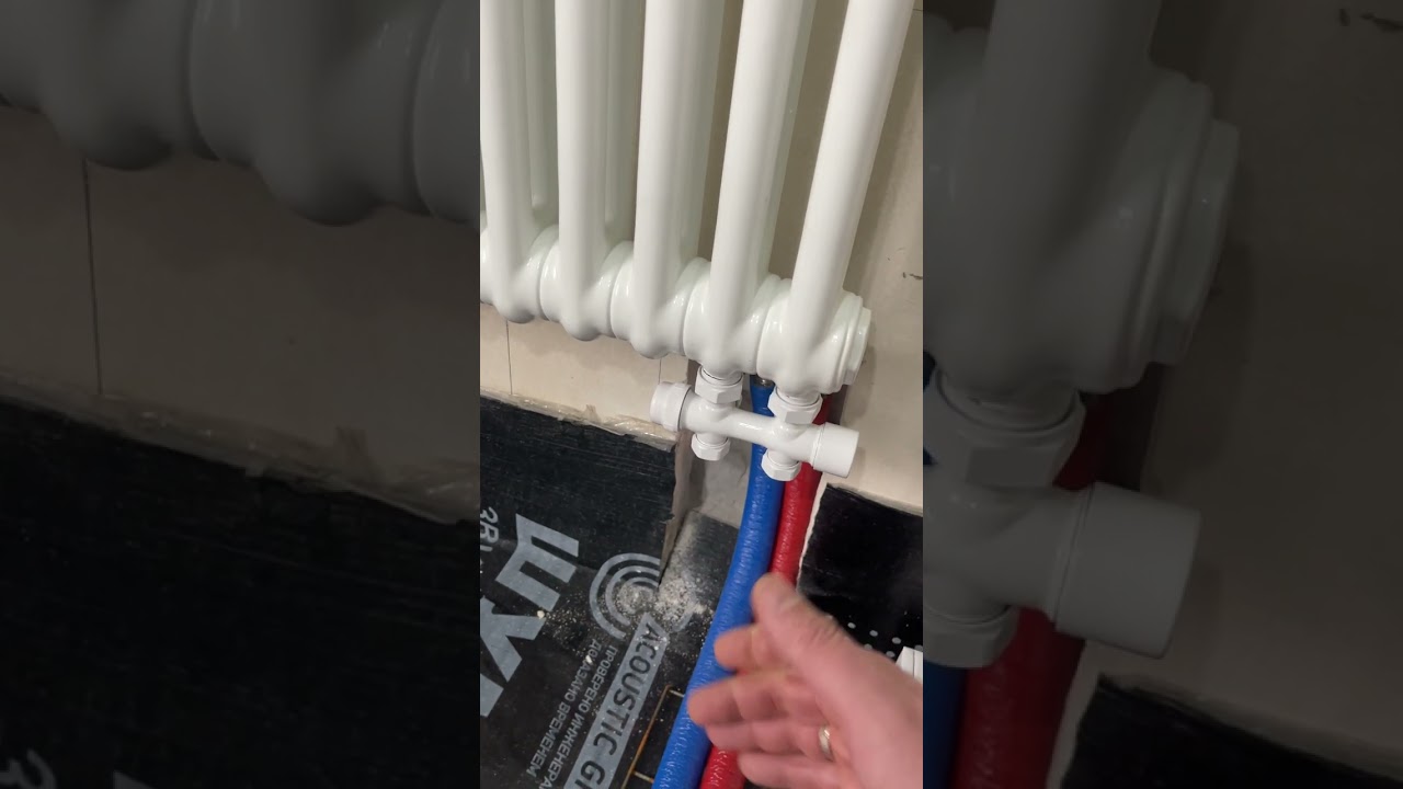 Подключение мультифлекса на радиатор отопления в квартире. Сантехнические работы в Москве