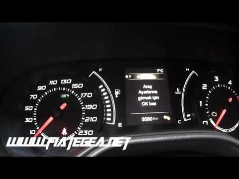 Fiat Egea / Fiat Tipo Yol Bilgisayarı Ekran Işığı Seviyesini Ayarlama