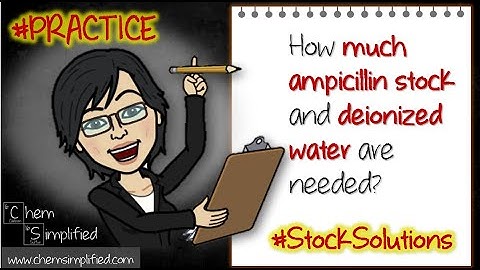 CPP#19 - Stock solution calculations - Dr K