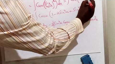 Techniques of integration. Odd and even powers of Cosx and Sinx.