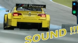 BMW M3 DTM: Awesome SOUND and Acceleration !!