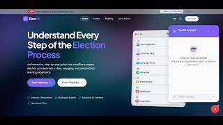 🗳️ Election Process Education Assistant using React + Gemini AI #ai #react #coding