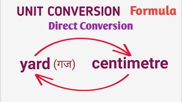 Convert yard into centimetre and vice - versa | Direct conversion | Aptitude Boss