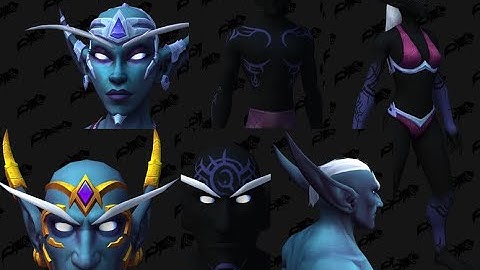 NEW Nightborne Customization options (Shadowlands patch 9.1.5)
