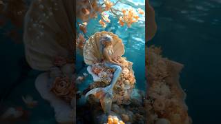 The Pearl Throne of the Ocean | Mermaid in Coral Splendor 🌊🐚🧜‍♀️