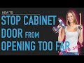 How to STOP Cabinet Door from Opening Too Far in 90 seconds! How to STOP Cabinet Door from Opening Too Far in 90 seconds!