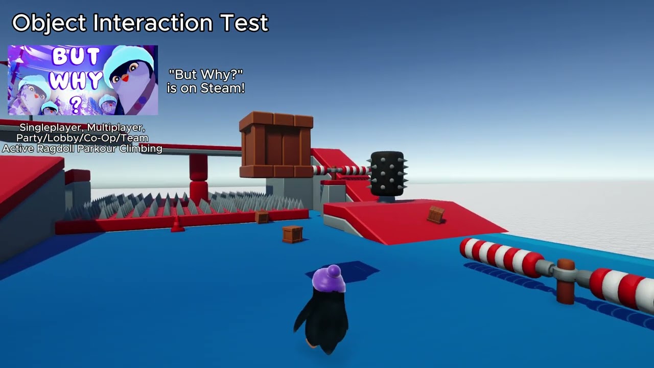 NEW! Co-Op/Multiplayer Platformer Parkour Game "But Why?" Early Test and Funny Moments