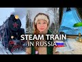 I took a Soviet steam train in Karelia | My expedition to the Far North of Russia starts!