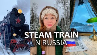 I took a Soviet steam train in Karelia | My expedition to the Far North of Russia starts!