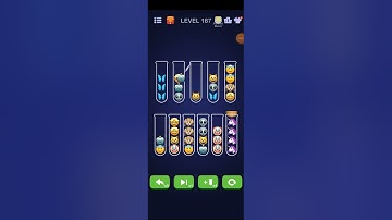 Emoji Sort Puzzle Level 187 solution , Emoji Sort - Puzzle Games, People Lovin Games, All Levels
