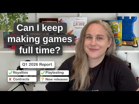 Royalties earned, contracts signed, games playtested | Indie game designer Q1 2026 report