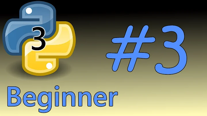 Python3 Beginner Tutorial 3 - Input & Output