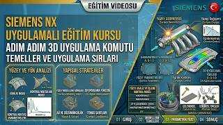 Siemens NX Uygulamalı Eğitim Kursu: Adım Adım 3D Uygulama Komutu