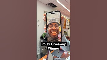 FaceTime call with the winner of the 2024 unworn Rolex datejust #givingback #rolex #watches