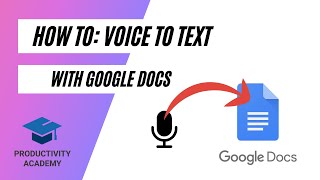 How To Use Voice To Type In Google Docs
