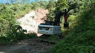 Landslide clearing operation ll Farm to Market Road