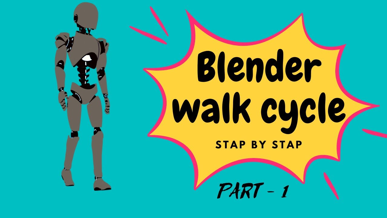Walk Cycle in Blender I How to Animate a Walk Cycle I simple walk cycle ...