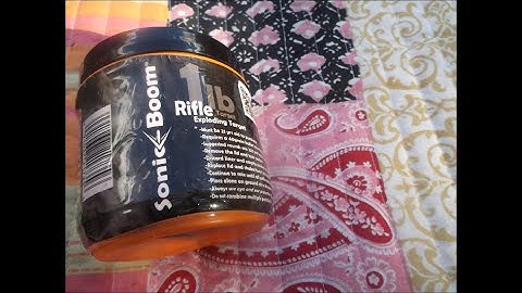 Sonic Boom Rifle Tannerite