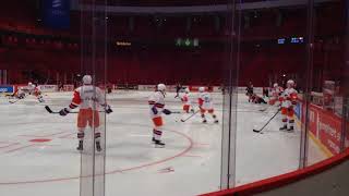 Tappara Warmup in Stockholm 2015 Patrik Laine, Veli-Matti Savinainen, Stephen Dixon etc..