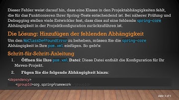 Behebung von java.lang.NoClassDefFoundError in Spring JUnit 5 Tests