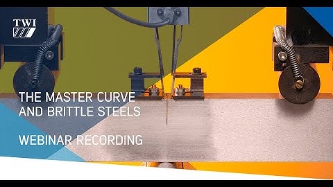 Webinar: The Master Curve and Brittle Steels