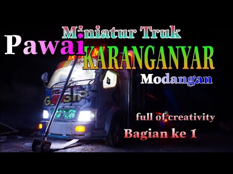 Pawai Miniatur  Truk  Modangan Karanganyar NGLEGOK Blitar  