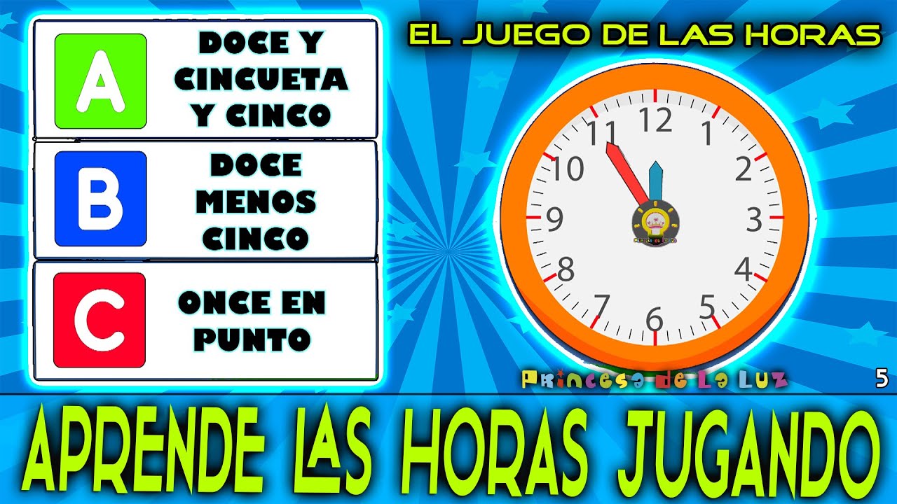 Aprender la hora del reloj