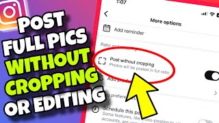 (NEW UPDATE) How to Upload Full Photos WITHOUT Cropping / Editing on Instagram