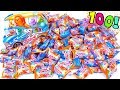 100 сюрпризов Веселые прилипалы 4 Дикси!! Распаковка коллекции Stickies Unboxing Surprise Toy