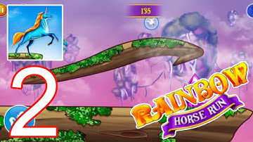 Rainbow Horse Run – Gameplay Walkthrough Part 2 - Horse (iOS, Android)