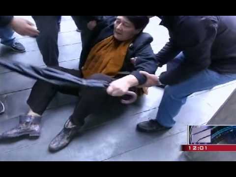 თბილისის მერიასთან საპროტესტო აქციაზე ინციდენტი მოხდა