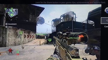 Call of Duty Black Ops Cross Map Tomahawk on Radiation