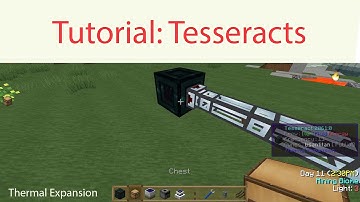 Minecraft Tutorial: Tesseract - Thermal Expansion 3 - English