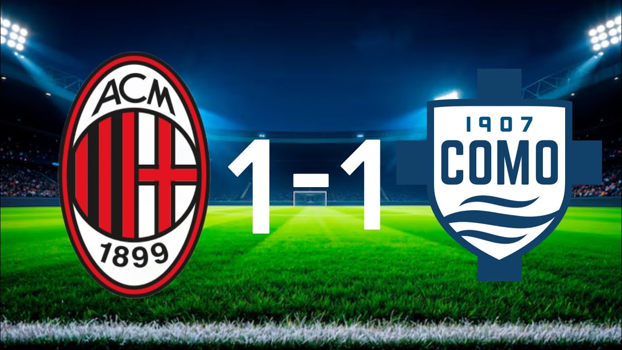 FRENATA MILAN‼️ SCUDETTO GIÀ SCRITTO⁉️🙄 MILAN-COMO 1-1‼️