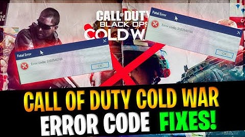 How to Fix Call of Duty: Black Ops Cold War Fatal Error